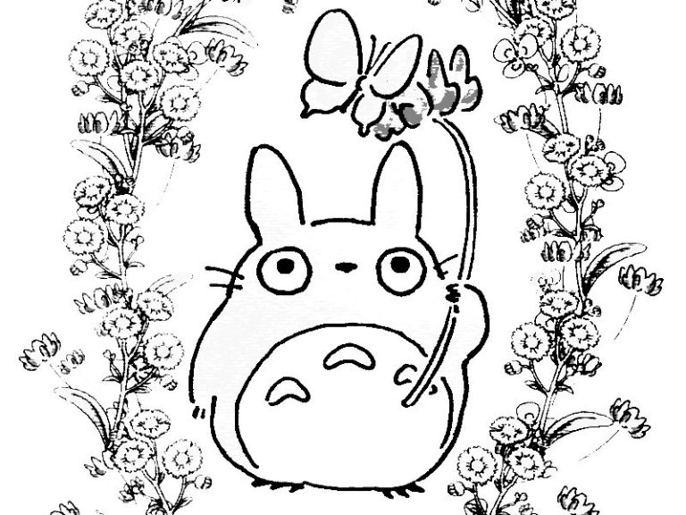 Totoro Coloring Pages Printable