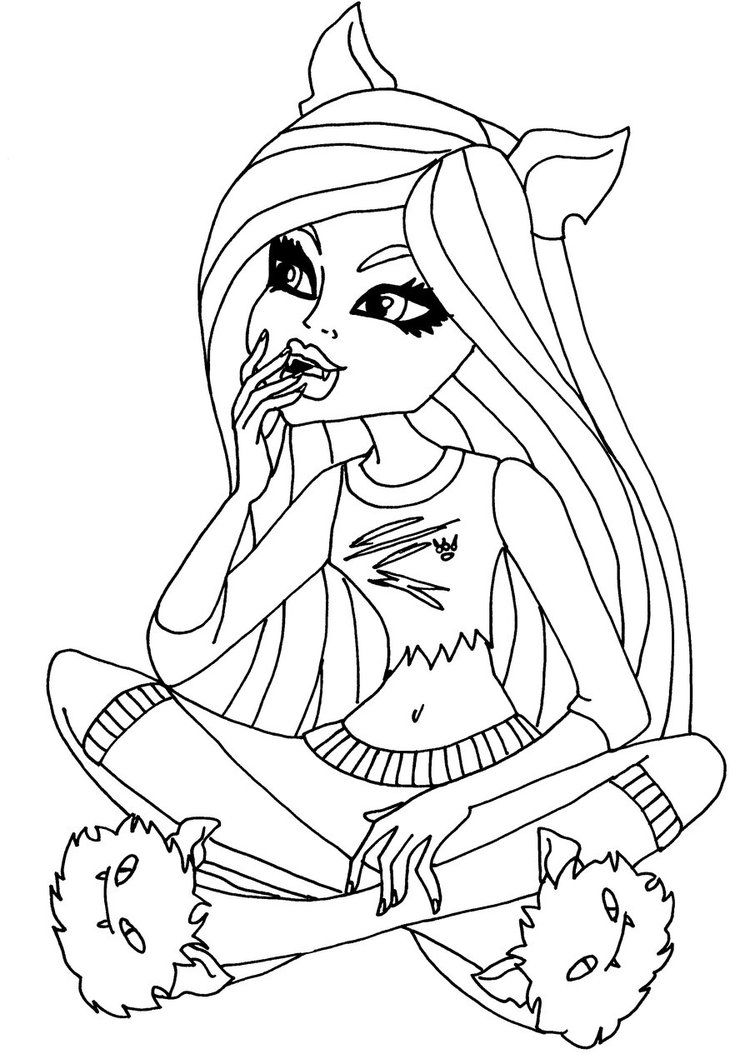 Monster High Coloring Pages Free