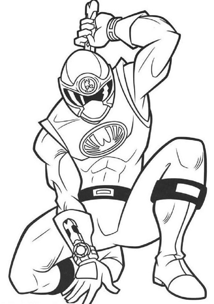 Power Rangers Coloring Pages Beast Morphers