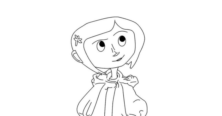 Coraline Coloring Pages For Kids
