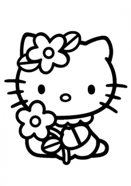 Kitty Coloring Pages Pdf