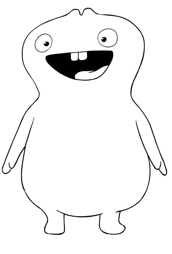 Pattern Ugly Dolls Coloring Pages