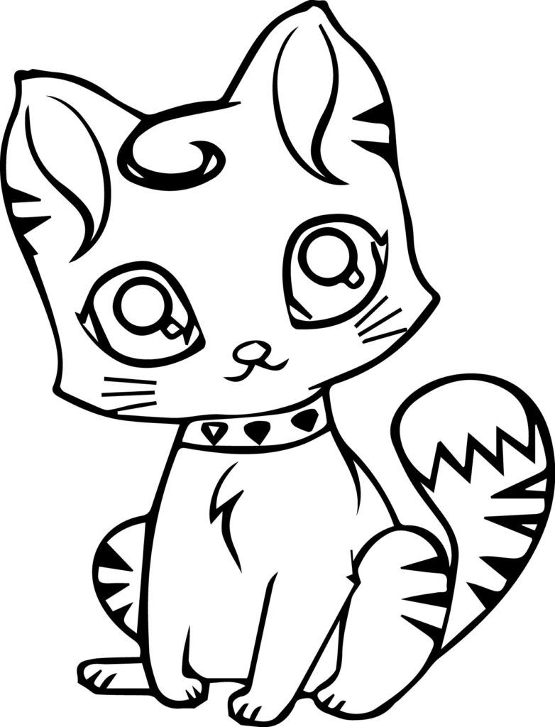Kitty Coloring Pages Free Printable