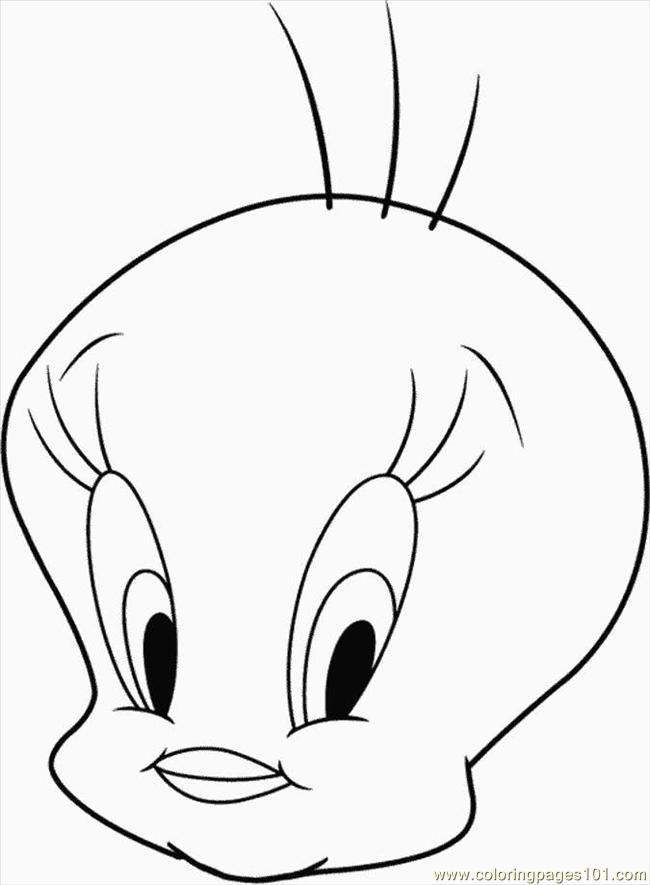 Cute Tweety Bird Coloring Pages