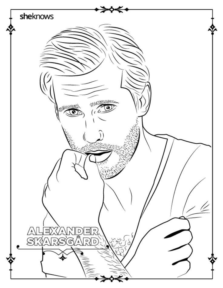 Person Coloring Page Man