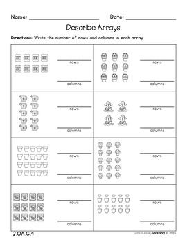 2nd Grade Multiplication As Repeated Addition Worksheets