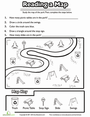 Printable 1st Grade Geography Worksheets