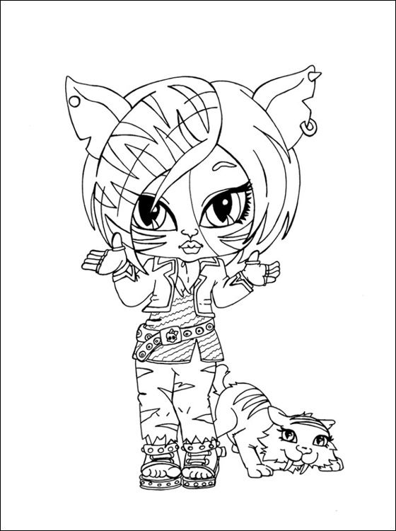 Monster High Coloring Pages Cleo