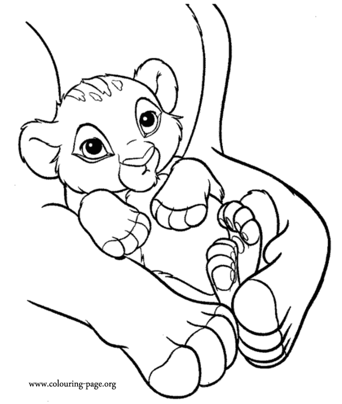 Simba Coloring Pages For Kids
