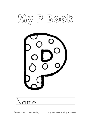 Printable Letter P Coloring Pages