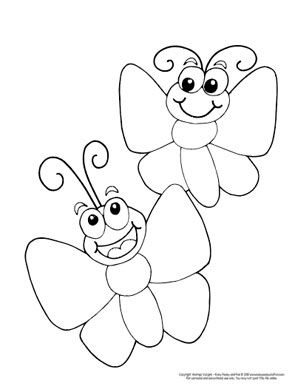 Butterfly Coloring Book Printable