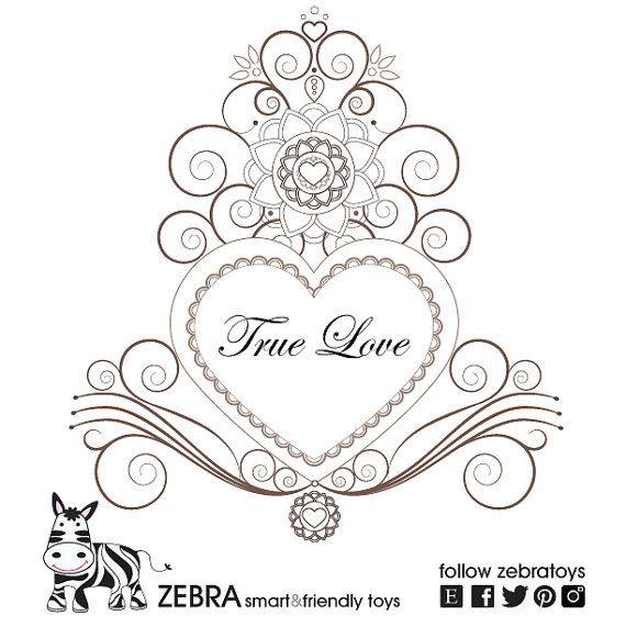 True Love Love Coloring Pages