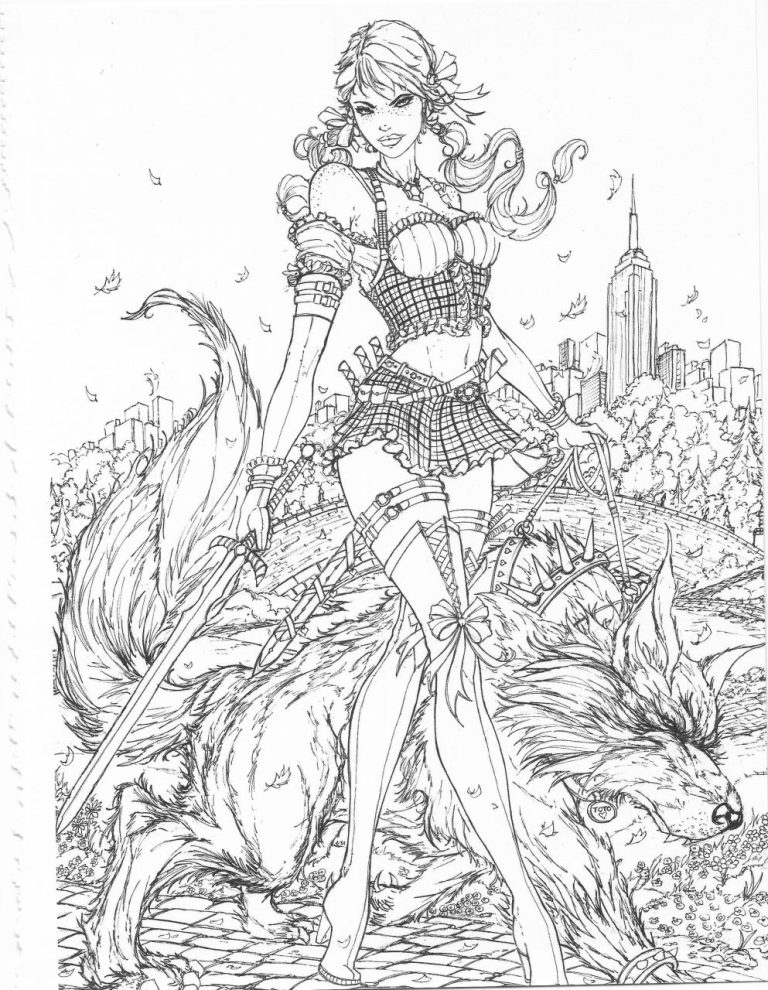 Grimm Fairy Tale Coloring Pages