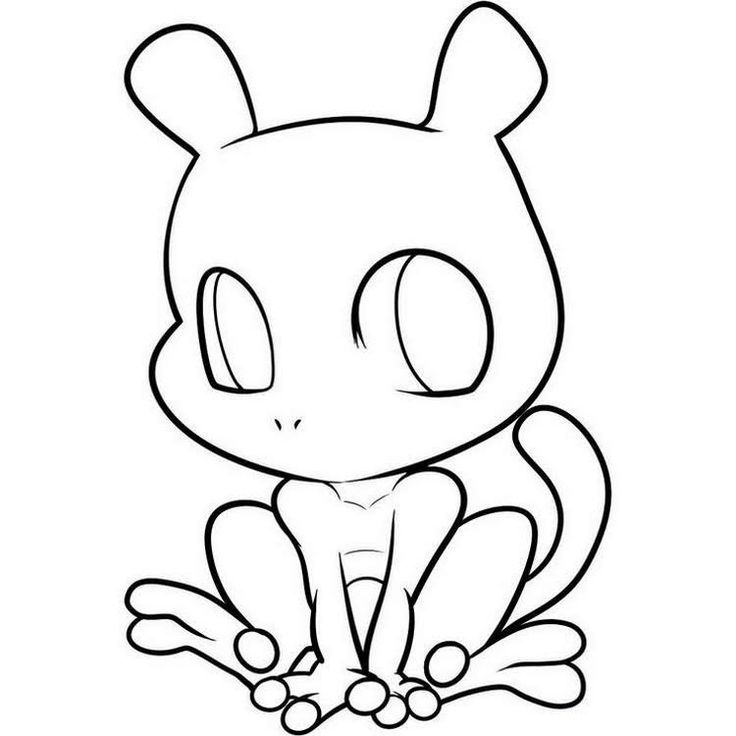 Mewtwo Coloring Page Pokemon