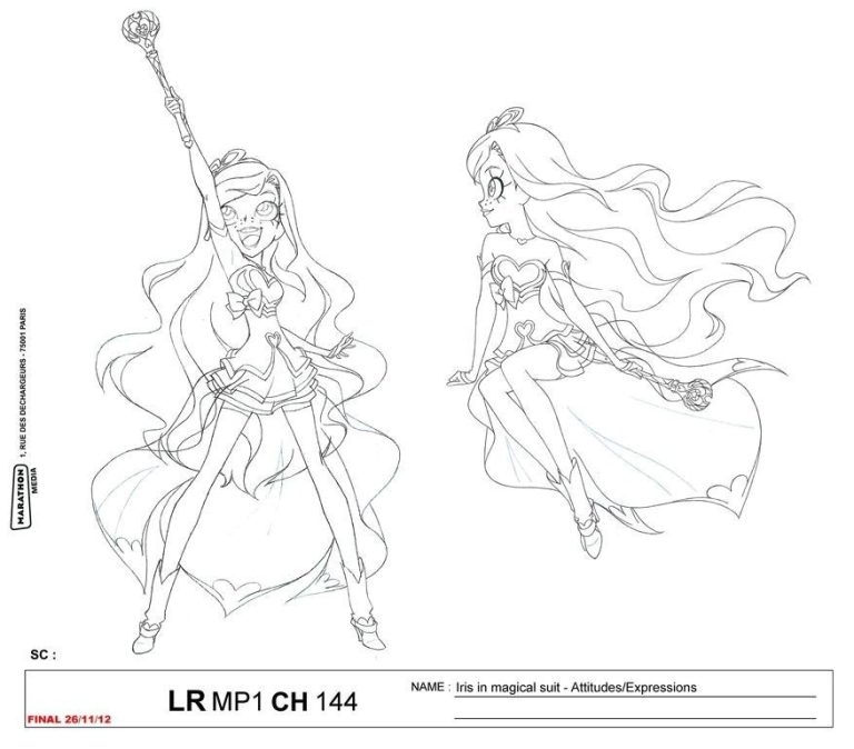 Auriana Lolirock Coloring Pages