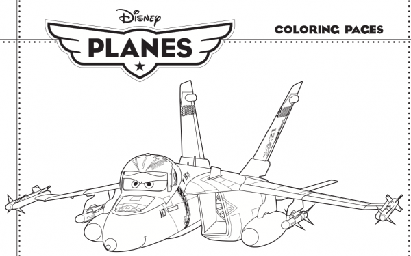 Aeroplane Colouring Pages To Print