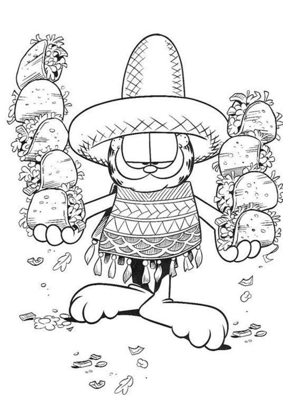 Taco Coloring Pages To Print