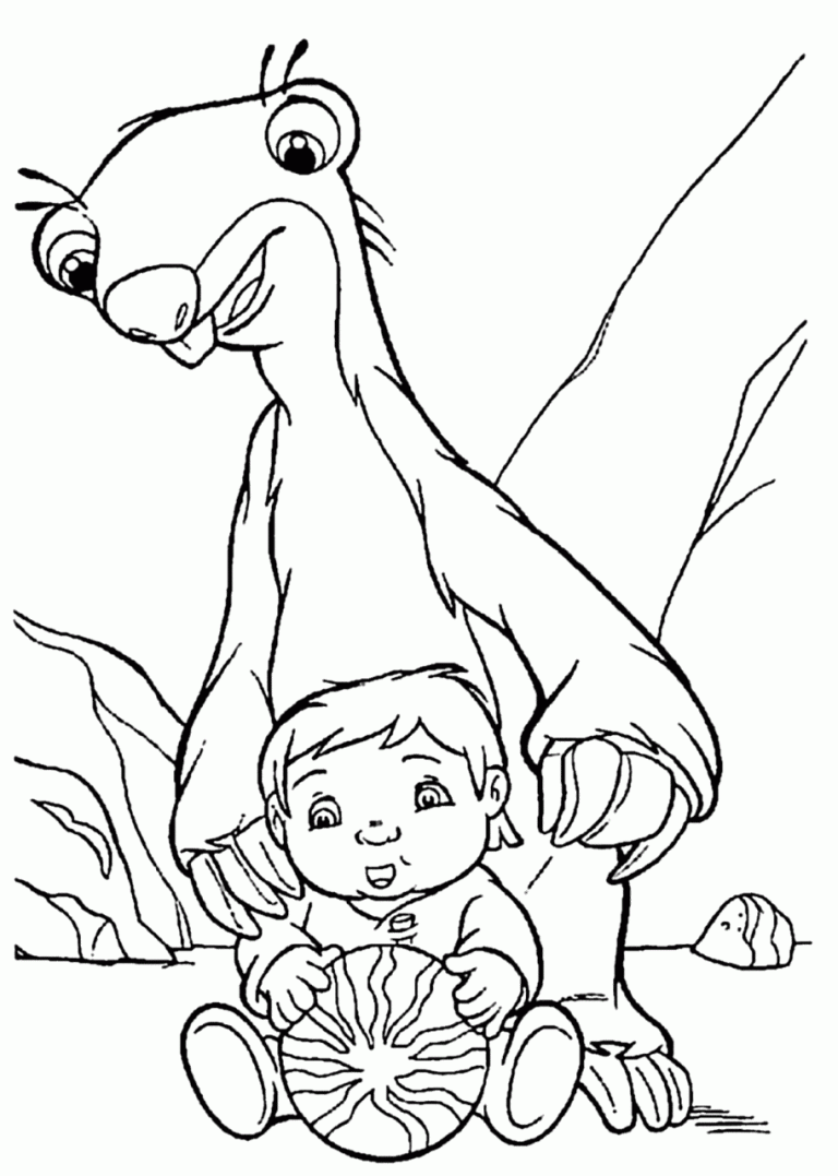 Scrat Ice Age Coloring Pages