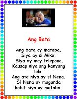 Kinder Reading Worksheets Tagalog