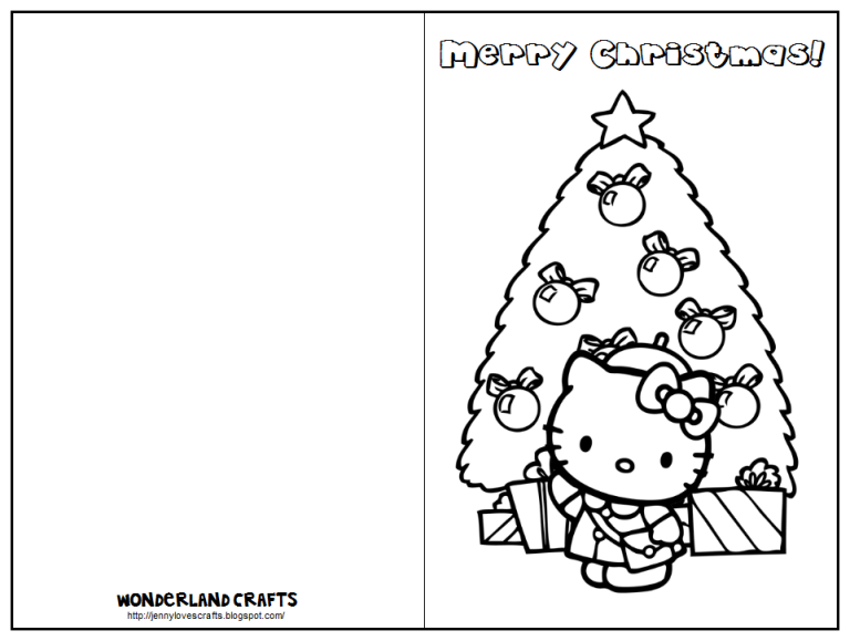 Coloring Christmas Cards For Kids