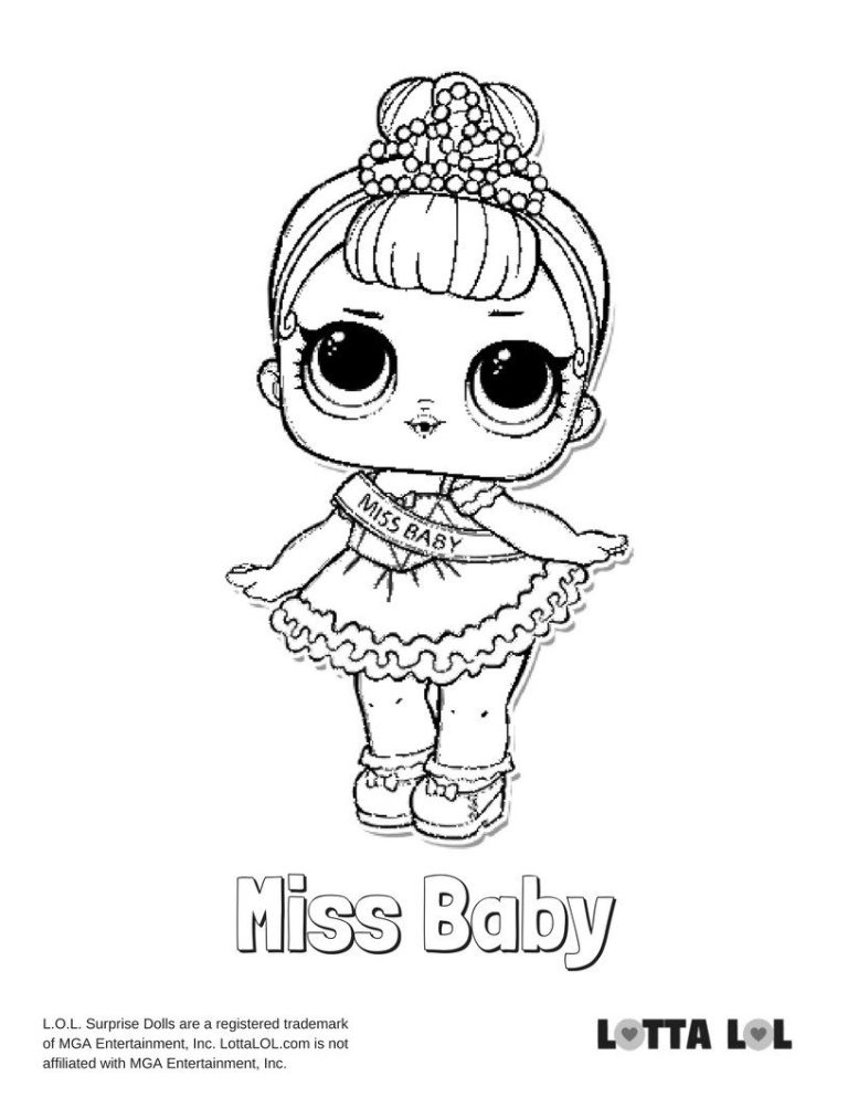 Baby Doll Lol Baby Coloring Pages