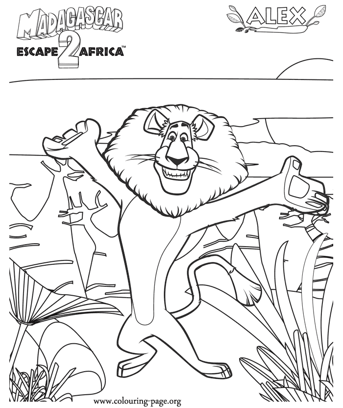 Madagascar Coloring Pages Printable
