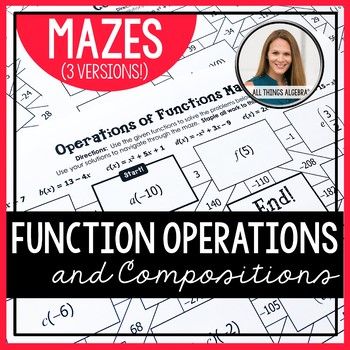 Function Operations And Composition Worksheet Answer Key