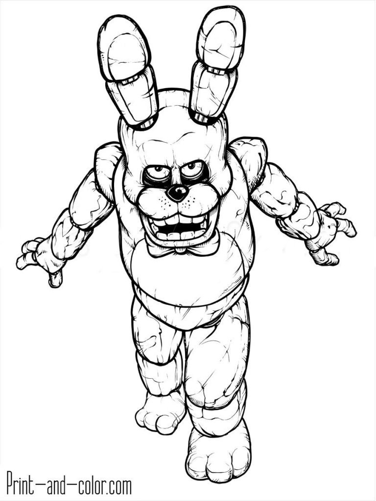 Fnaf Coloring Pictures