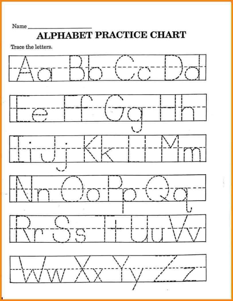 Free Printable Pre Kinder Worksheets
