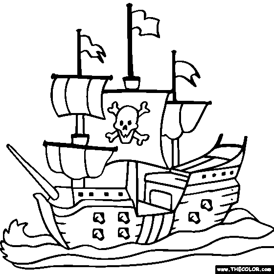 Ship Coloring Pages To Print