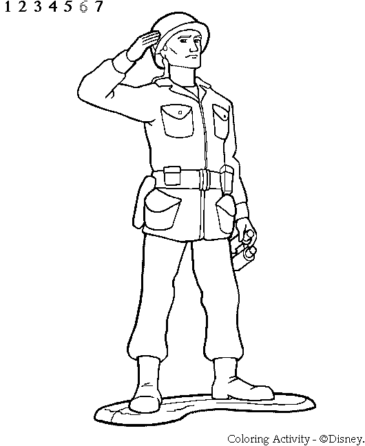 Soldier Coloring Pages For Kids