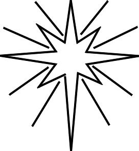 Christmas Star Colouring Pages