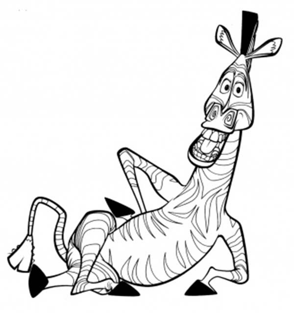 Marty Madagascar Coloring Pages