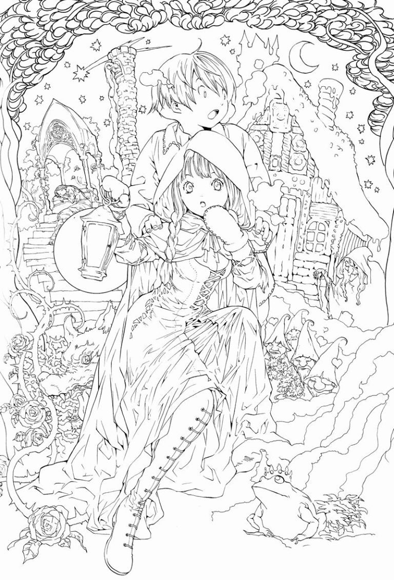 Fairy Tale Coloring Pages Pdf
