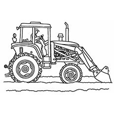 Tractor Coloring Pictures