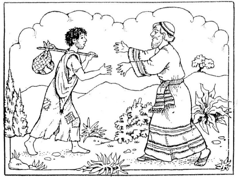 Activity Prodigal Son Coloring Page