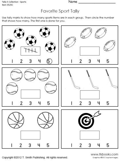 Sports Worksheets For Elementary Students