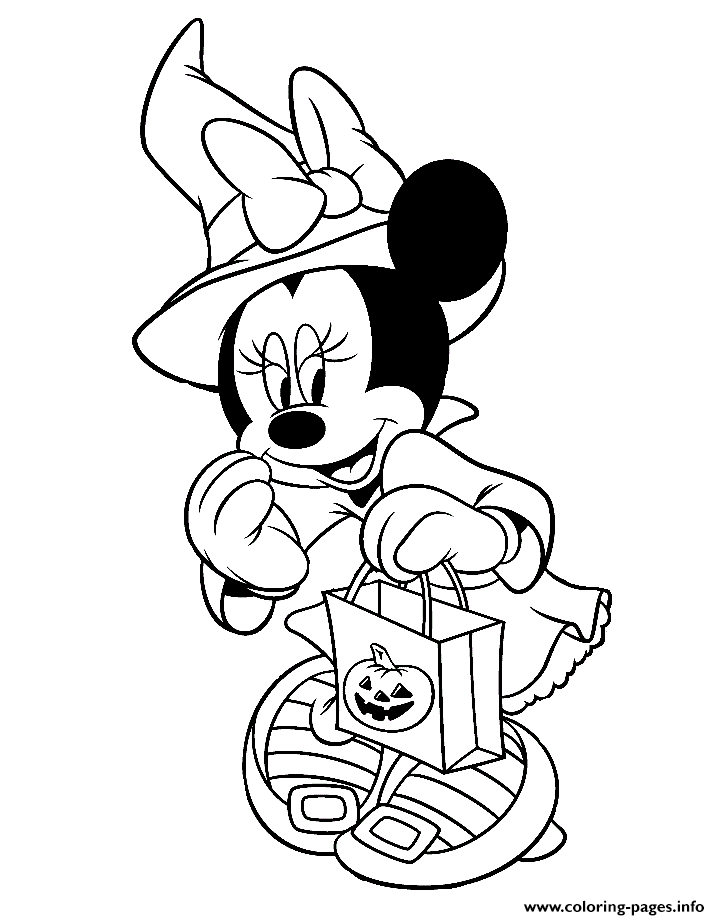 Minnie Mouse Pictures To Print And Colour