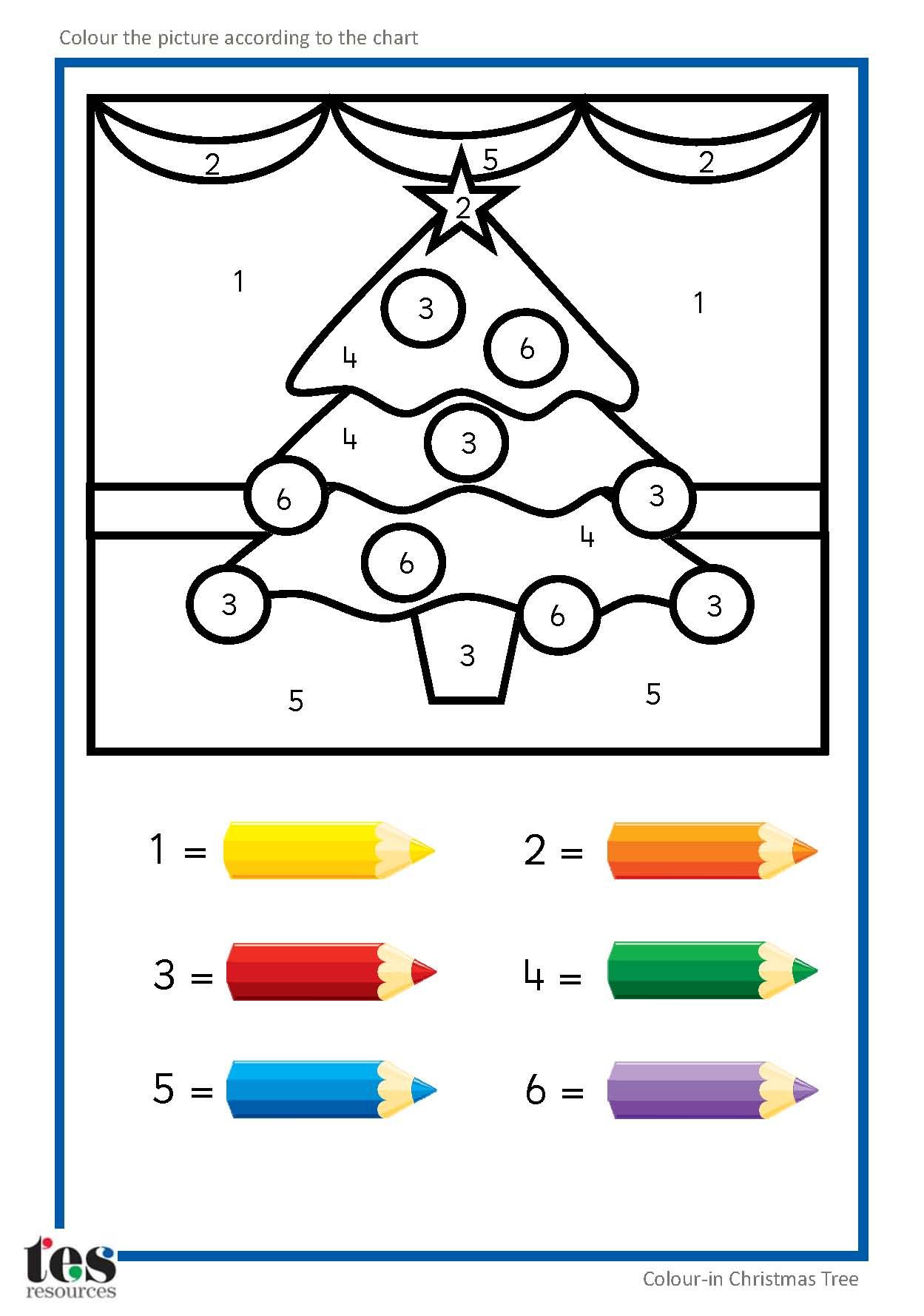 Colour by Numbers TEACCH Activities Christmas! Teaching Resources