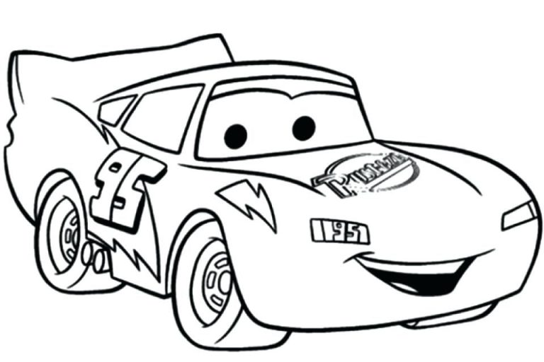 Lightning Mcqueen Coloring Pictures