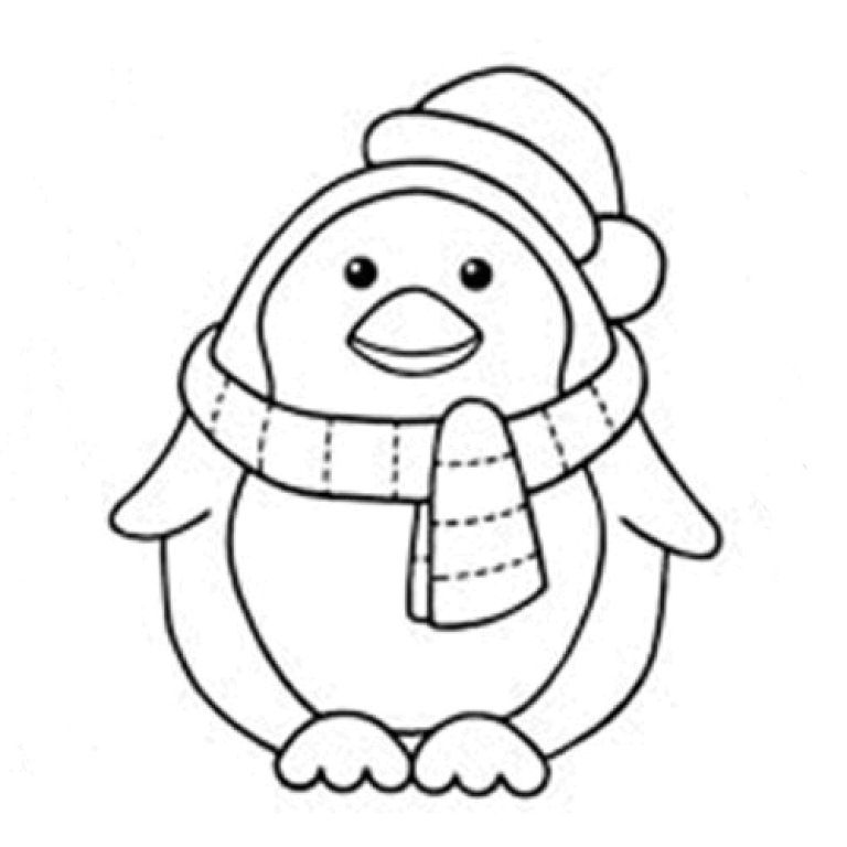 Penguin Coloring Printable