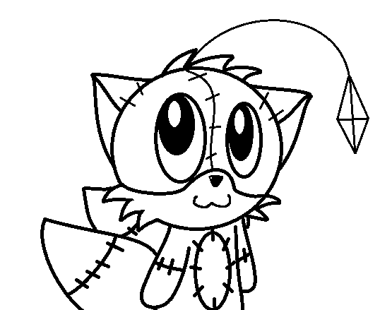Tails Doll Sonic Exe Coloring Pages