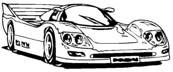 Sport Car Colouring Pictures