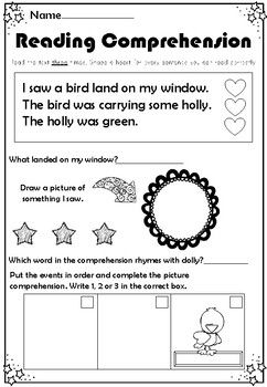 Year 1 Reading Comprehension Worksheets Tes