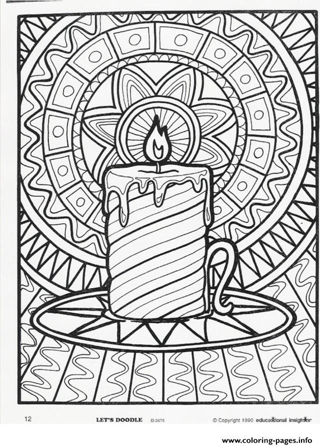 Printable Christmas Colouring Pages For Adults