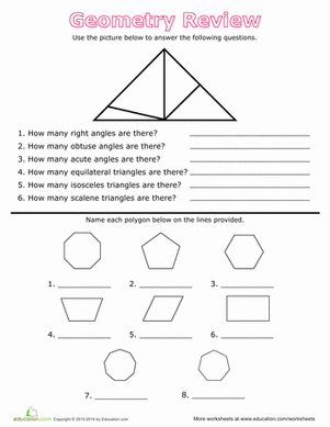 Angles In Polygons Worksheet Pdf