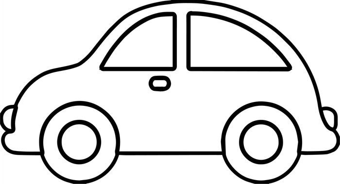 Easy Car Colouring Pictures