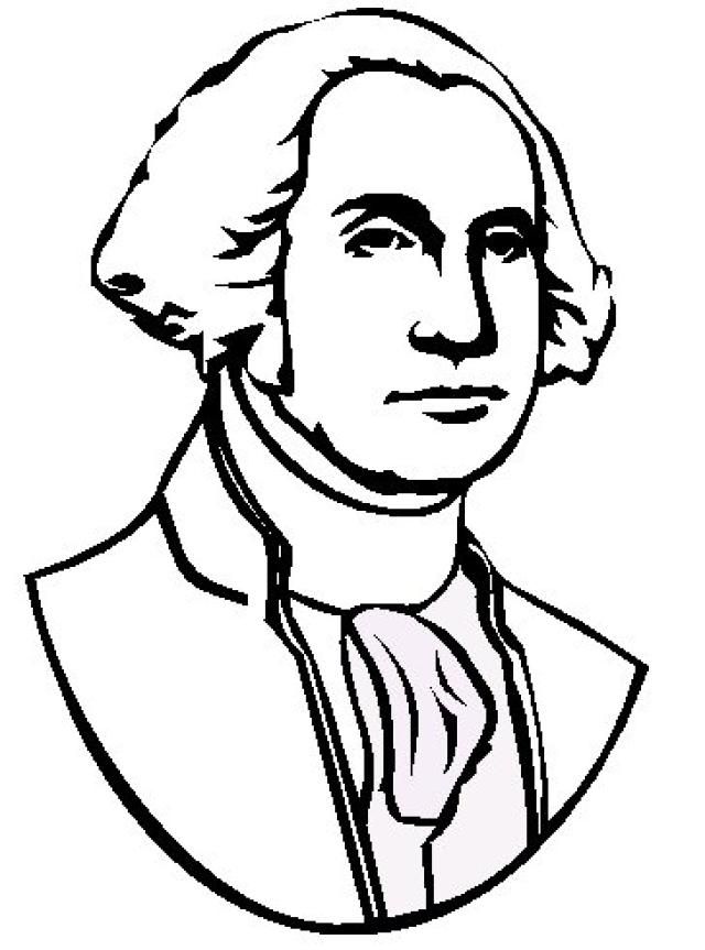 George Washington Coloring Page Free