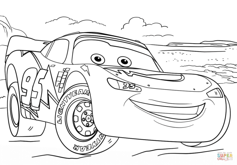 Mcqueen Coloring Pages Printable