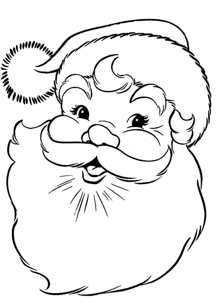Free Santa Claus Coloring Pages